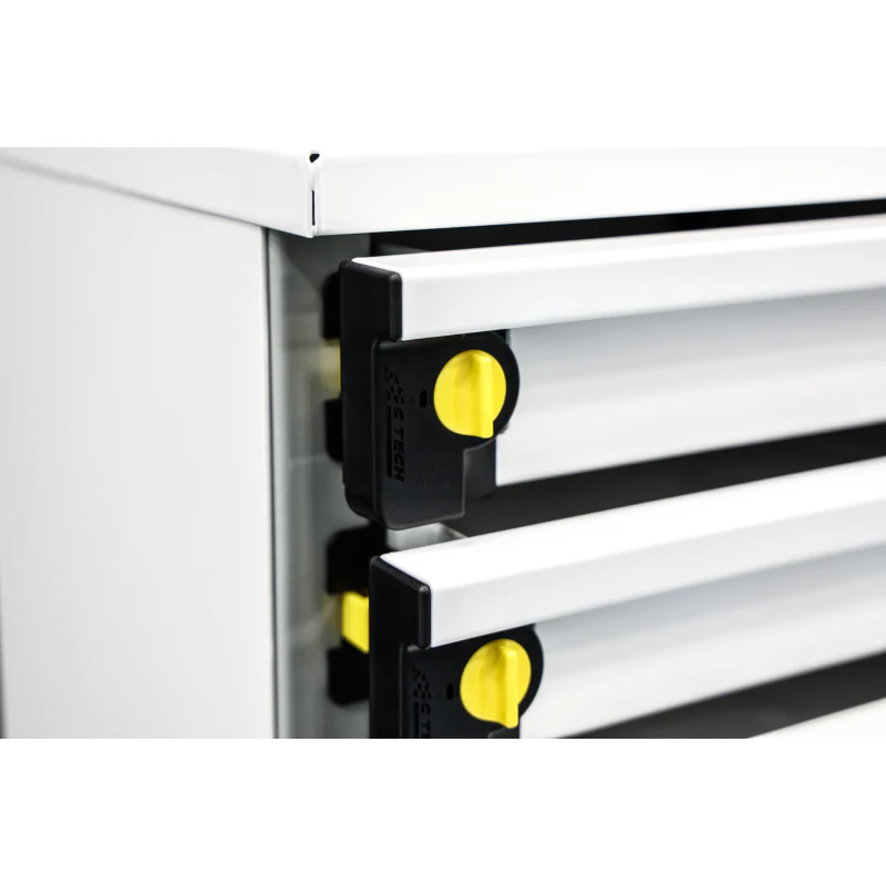 CTech MotionGlide 18w x 24.75h x 14d Drawer System - Seven 3-inch drawers w/o Toolgrid Model MG-7 - Image 4