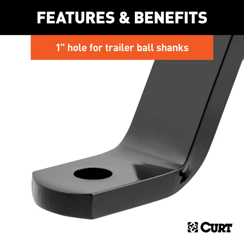 CURT Class 3 Ball Mount, Imported (2" Shank, 5,000 lbs., 8" Drop, 13" Long) Model 45891 - Image 6
