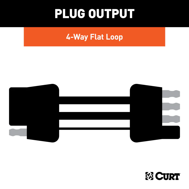 CURT Custom Towed-Vehicle RV Wiring Harness, Select Ford F-250, F-350 Model 52106 - Image 6