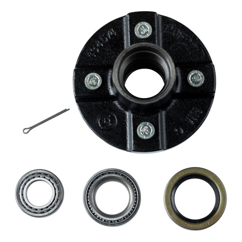 CURT Idler Hub, 4 on 4.0" - 2,200 lbs. (with Bearing Cone Kit) Model 814206 - Image 2