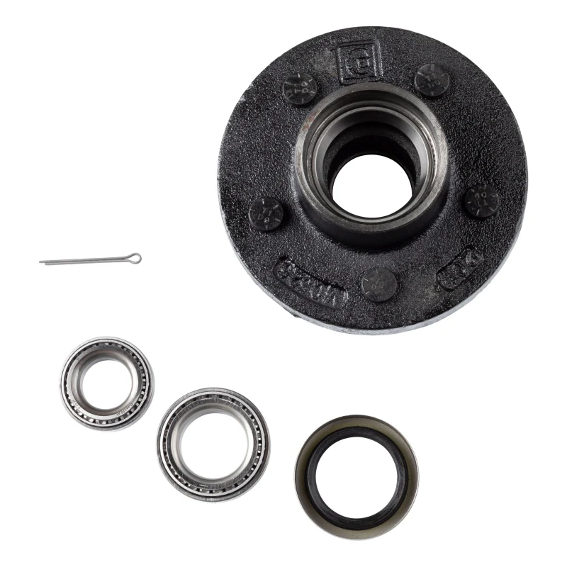 CURT Idler Hub, 5 on 4.5" - 3,500 lbs. (with Bearing Cone Kit) Model 814208 - Image 2