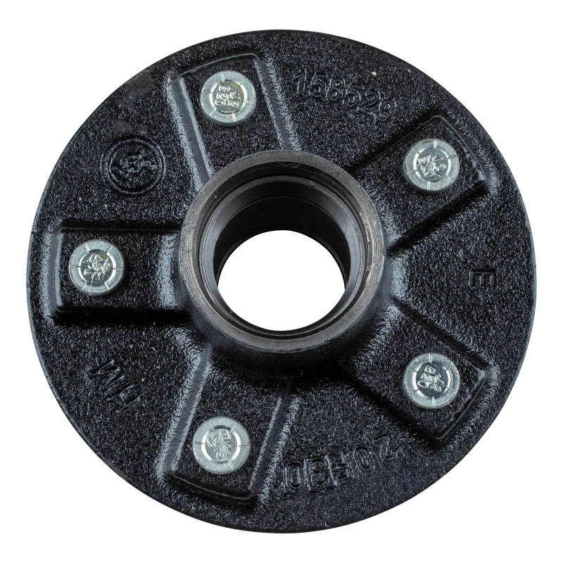 CURT Idler Hub, 5 on 4.5"; 6.5" Hub Flange - 2,200 lbs. (with Bearing Cone Kit) Model 814205 - Image 2