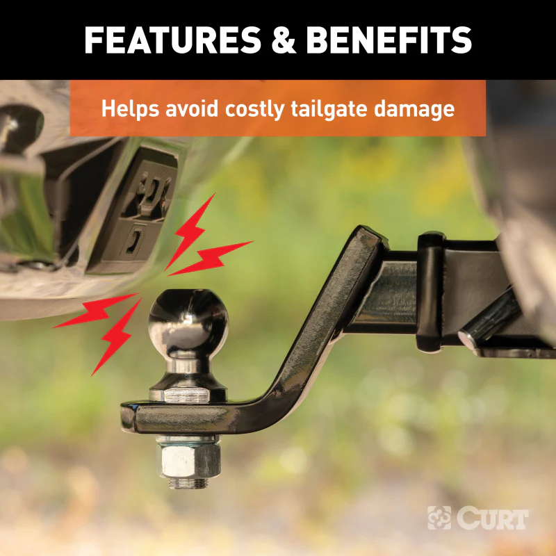 CURT Protective MultiPro / Multi-Flex Tailgate Sensor with 2" Hitch Cap Model 58267 - Image 6