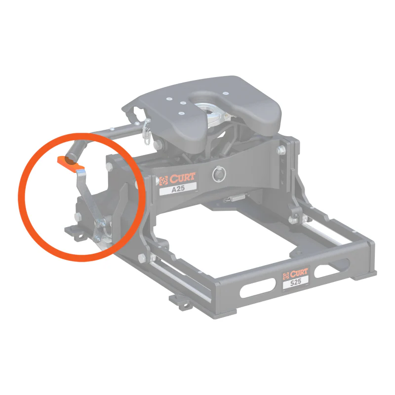 CURT Replacement S-Series 5th Wheel Slider Handle Model 19107 - Image 2