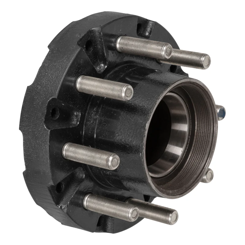 CURT Threaded Trailer Idler Hub - 10K-lb. 8 on 6-1/2", 16-17-1/2" Wheels, 5/8" Studs Model 2024029119