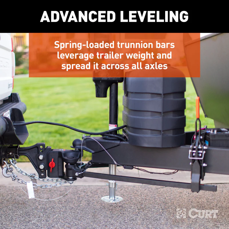 CURT TruTrack 4P Trailer-Mounted Weight Distribution Hitch, 8-10K Model 17520 - Image 8