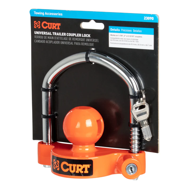 CURT Universal Trailer Coupler Lock Model 23090 - Image 3