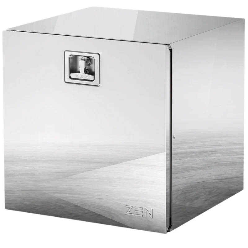 DAKEN Zen Series 24x24x24 Underbody Toolbox Polished Stainless Steel Model 8Z1221009