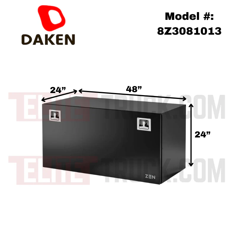 DAKEN Zen Series 48x24x24 Underbody Toolbox Black Steel Model 8Z3081013 - Image 2