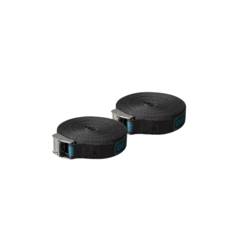 DECKED Cam Straps - Standard rafting straps with DECKED logo Model A0089-CSTP-BLK - Image 2