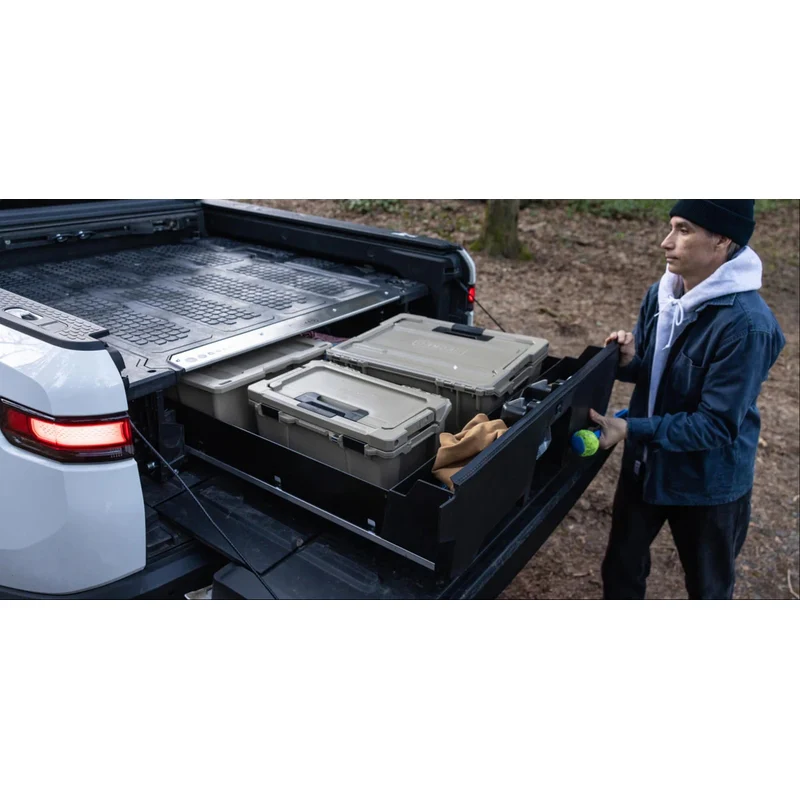 DECKED Drawer System Fits Rivian R1T (2022-Current) W/4'6" Bed Model YV1 - Image 2