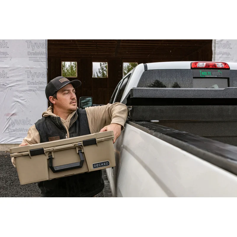 DECKED Full-Size Pickup Truck Tool Box Deep Tub Model DTB2-TAN - Image 14