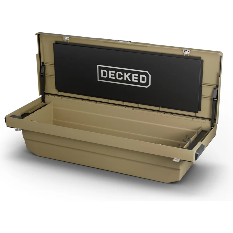 DECKED Full-Size Pickup Truck Tool Box Deep Tub Model DTB2-TAN - Image 7