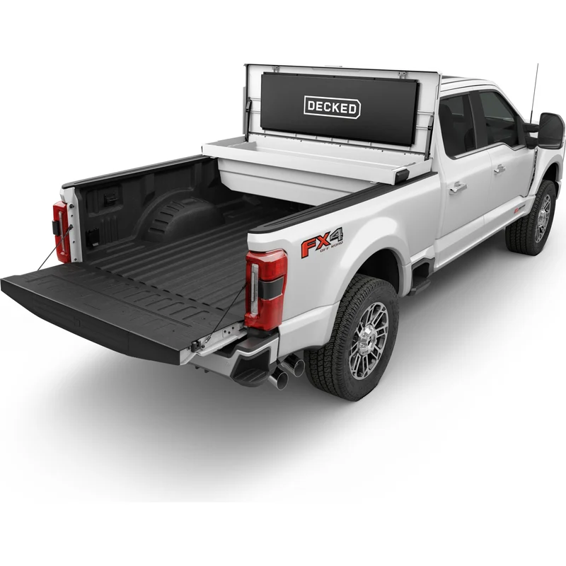 DECKED Full-Size Pickup Truck Tool Box Deep Tub Model - White DTB2-WHT - Image 10