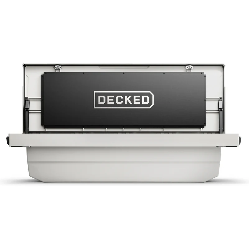 DECKED Full-Size Pickup Truck Tool Box Deep Tub Model - White DTB2-WHT - Image 7