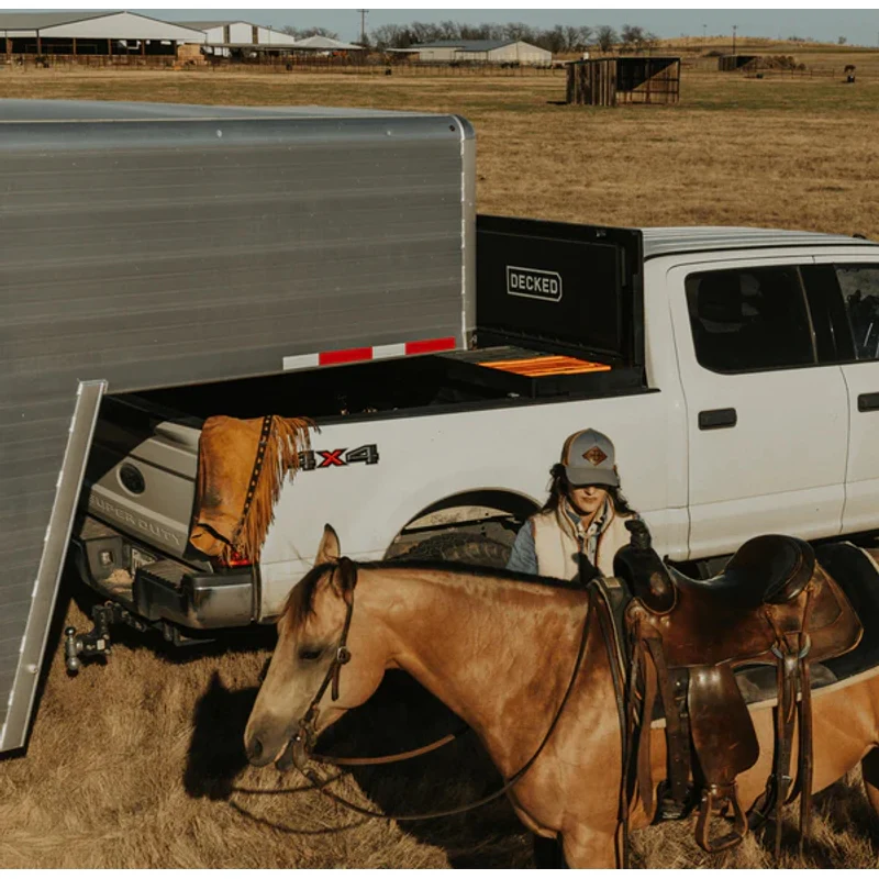 DECKED Full-Size Pickup Truck Tool Box Tundra Bed Rail Model DTB2T22-BLK - Image 20