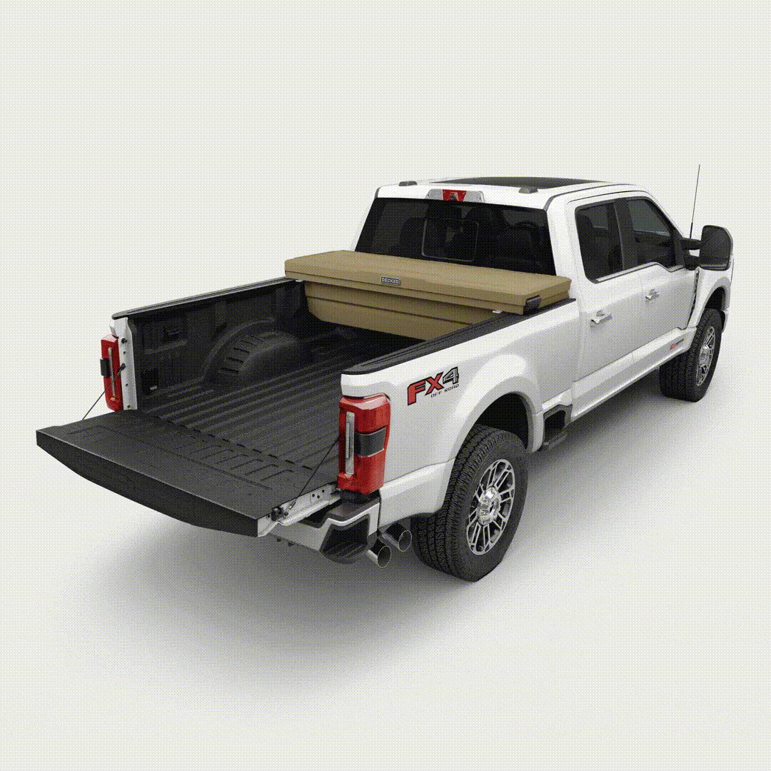 DECKED Full-Size Pickup Truck Tool Box Deep Tub Model DTB2-TAN - Image 16