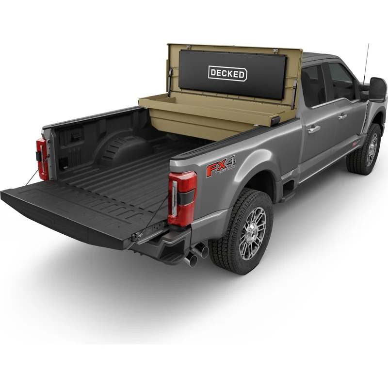 DECKED Full-Size Pickup Truck Tool Box Tundra Bed Rail Model DTB2T22-TAN - Image 7