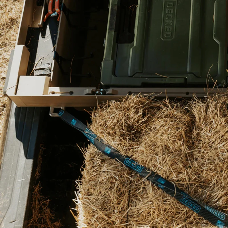 DECKED Full-Size Pickup Truck Tool Box Tundra Bed Rail Model DTB2T22-TAN - Image 9