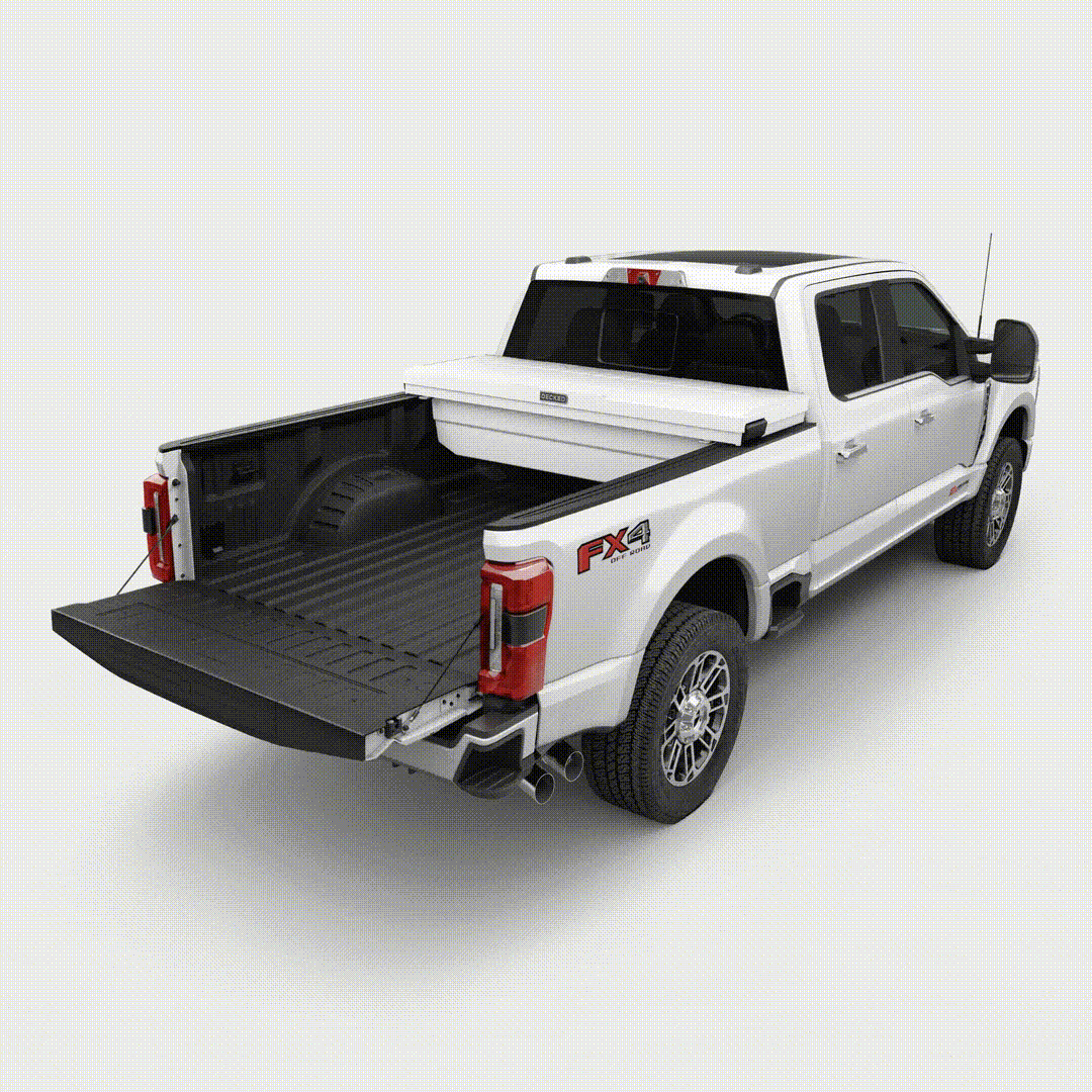DECKED Full-Size Pickup Truck Tool Box Deep Tub Model - White DTB2-WHT - Image 16