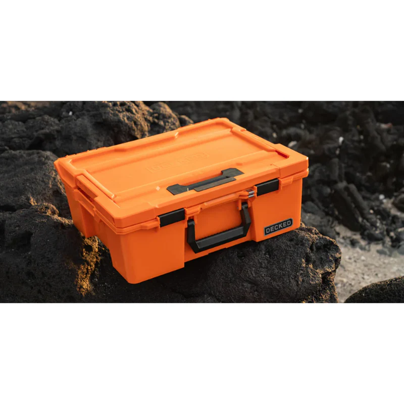 DECKED Halfrack 32 - D-co Case - Blaze Orange with black latches Model A0020-HRAK-ORG - Image 4