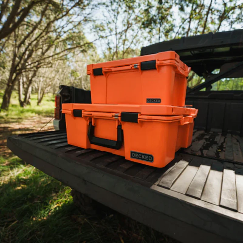 DECKED Halfrack 32 - D-co Case - Blaze Orange with black latches Model A0020-HRAK-ORG - Image 5
