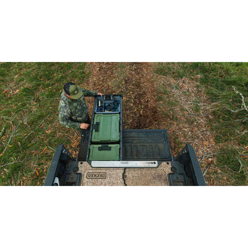 DECKED Halfrack 32 - D-co Case - Ranger Green with black latches Model A0020-HRAK-GRN - Image 5