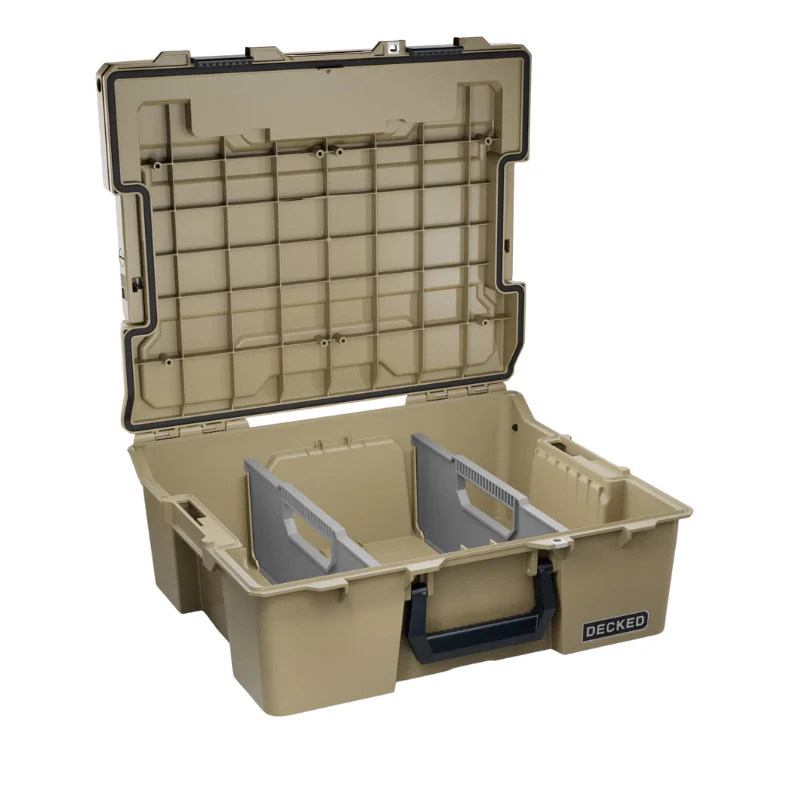 DECKED Halfrack 32 - D-co Case - Tan with black latches Model A0020-HRAK-TAN - Image 2