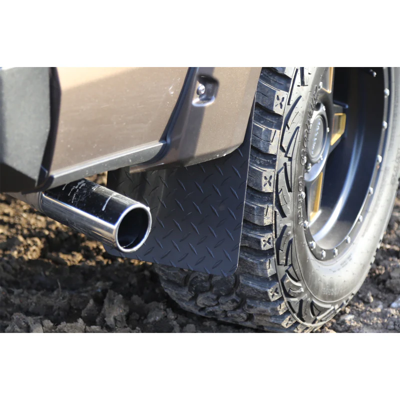 Dee Zee BlackTread Aluminum Mud Flaps Model DZ1808TB - Image 5