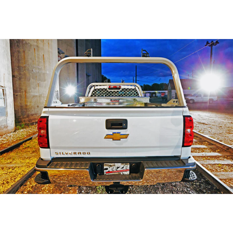 Dee Zee Aluminum Rear Cab Rack Non-Mesh Model DZ95054R - Image 4