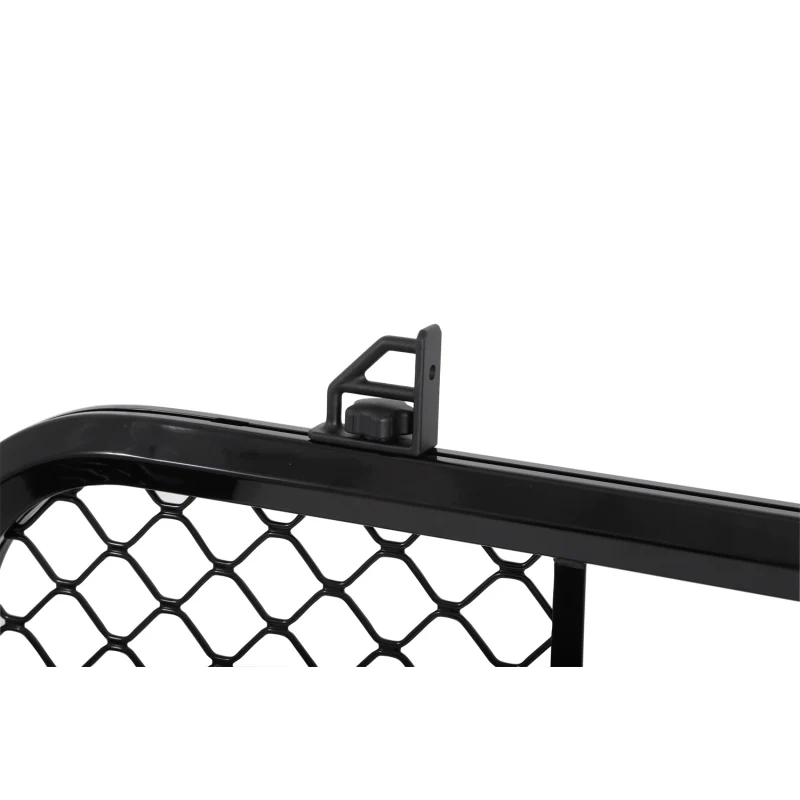 Dee Zee Aluminum Front Cab Rack W/Mesh Gloss Black Model DZ95072RB - Image 2
