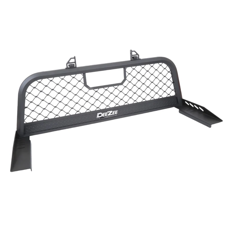Dee Zee Aluminum Front Cab Rack W/Mesh Texture Black Model DZ95072RTB - Image 2