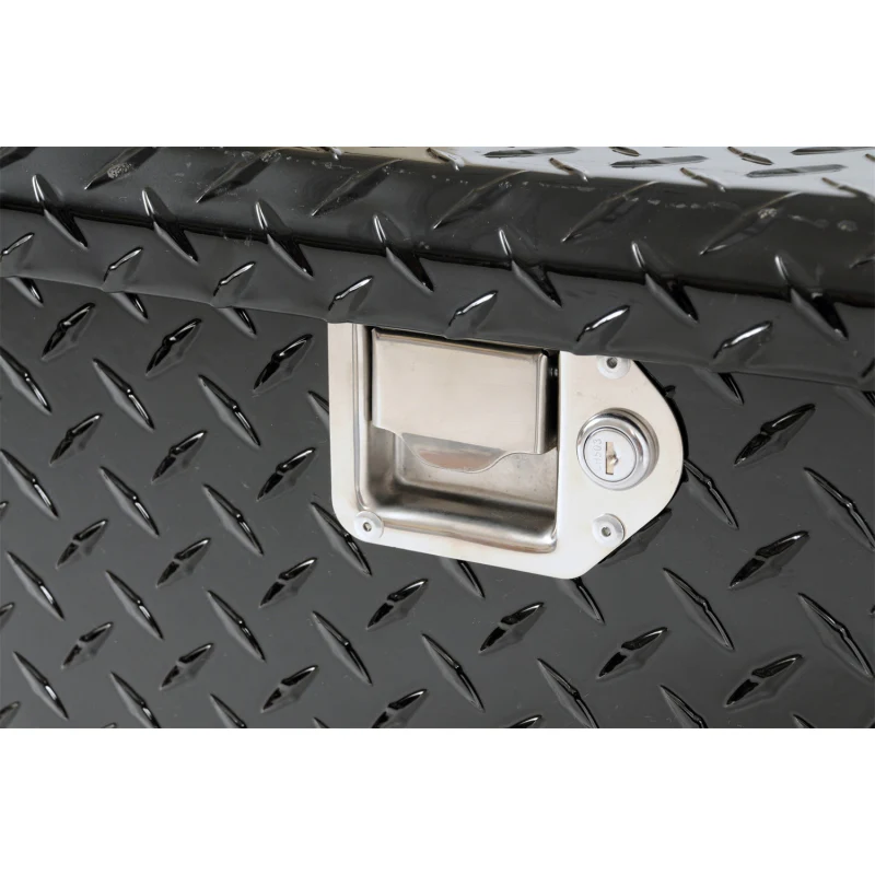 Dee Zee 43-Gal Gloss Black Aluminum Toolbox Combo Auxiliary Transfer Tank Model DZ92740XB - Image 8