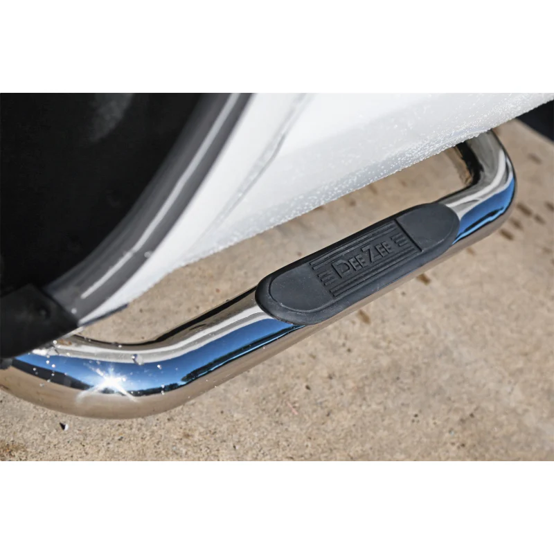 Dee Zee Stainless Steel Step Nerf Bars 3 in. Round Cab Length Model DZ370313 - Image 3