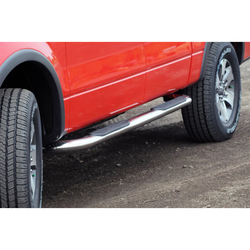 Dee Zee Stainless Steel Step Nerf Bars 3 in. Round Cab Length Model DZ374333 - Image 4