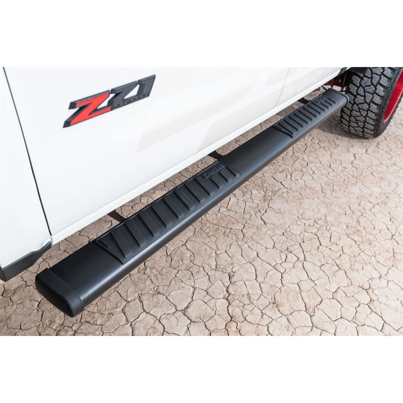 Dee Zee Textured Black Steel Step Nerf Bars 6 in. Oval Cab Length Model DZ16121 - Image 6