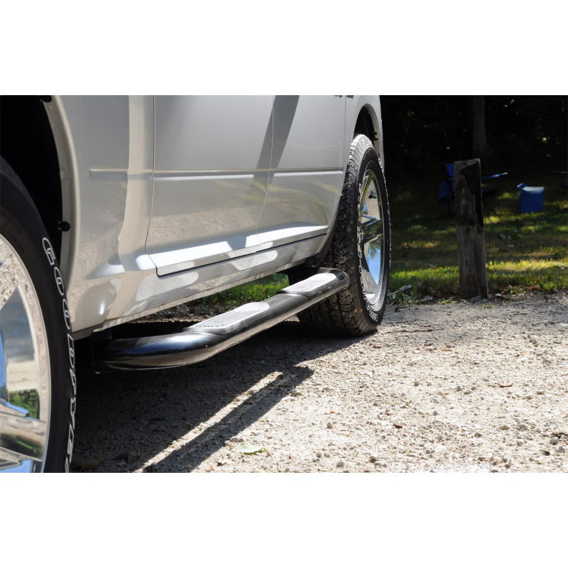 Dee Zee UltraBlack Powder Coated Steel Step Nerf Bars 3 in. Round Cab Length Model DZ370111 - Image 3