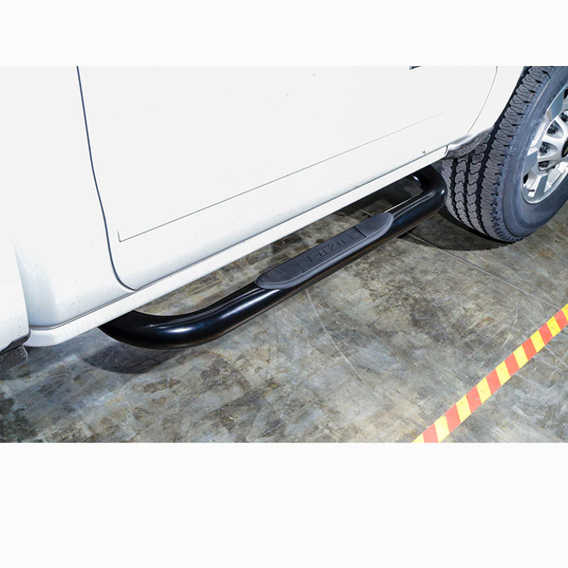 Dee Zee UltraBlack Steel Step Nerf Bars Universal 3 in. Round Cab Length Model DZ3700301 - Image 2