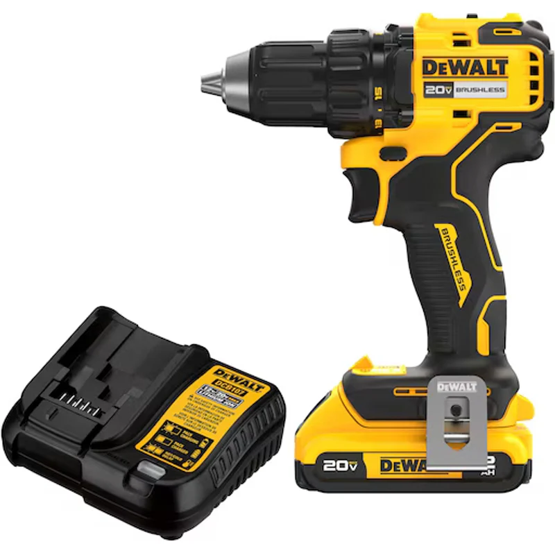 DeWalt 20V MAX* Brushless Cordless 1/2 In. Drill/Driver Kit DCD793D1