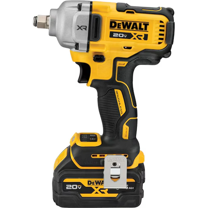 DeWalt 20V MAX* XR® 1/2 In. Mid-Range Impact Wrench with Hog Ring Anvil and Oil-Resistant Batteries Kit DCF891GP2 - Image 3