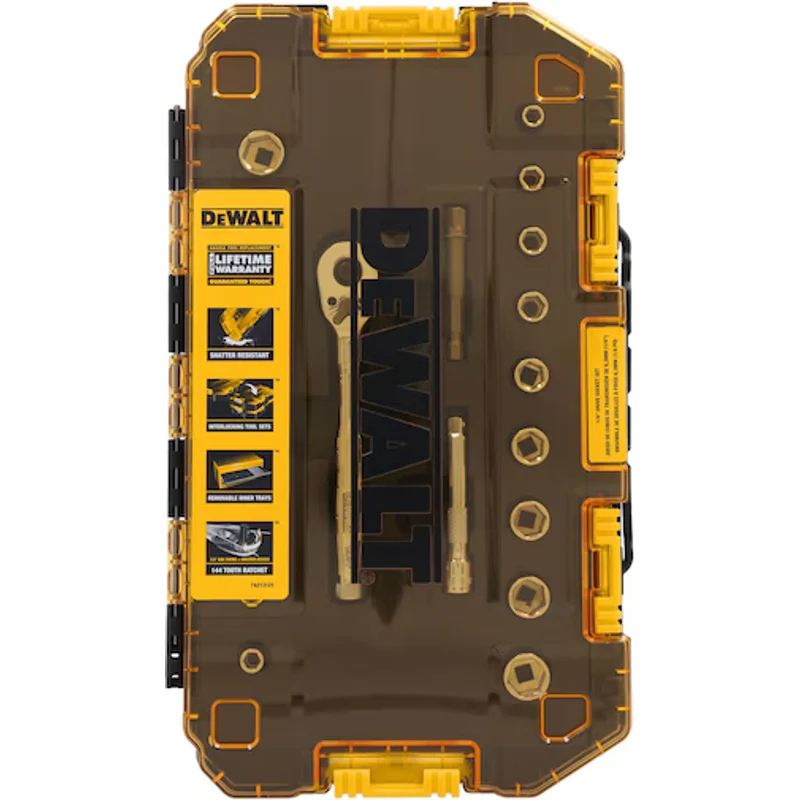 DeWalt TOUGHSERIES™ TOUGH BOX 1/4 In. Drive Mechanics Tool Set (20 pc.) DWMT45413 - Image 6