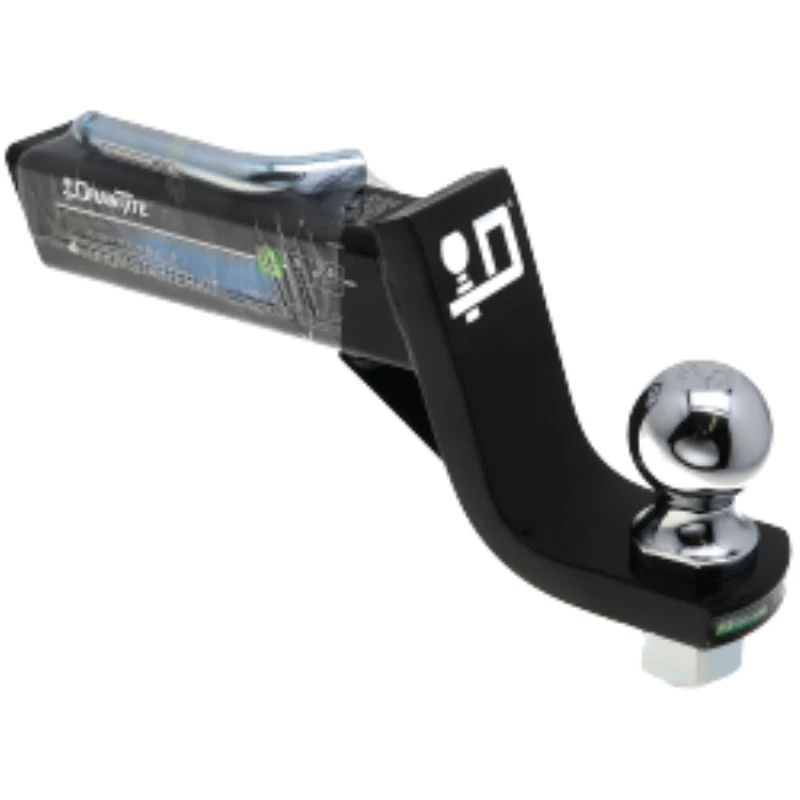 Draw-Tite Trailer Hitch Ball Mount Starter Kit, Fits 2 Inch Square Receiver, 4 Inch Drop, 7,500 lbs. Capacity, Includes 2-Inch Trailer Ball and Pin & Clip, Black Model 40644 - Image 6