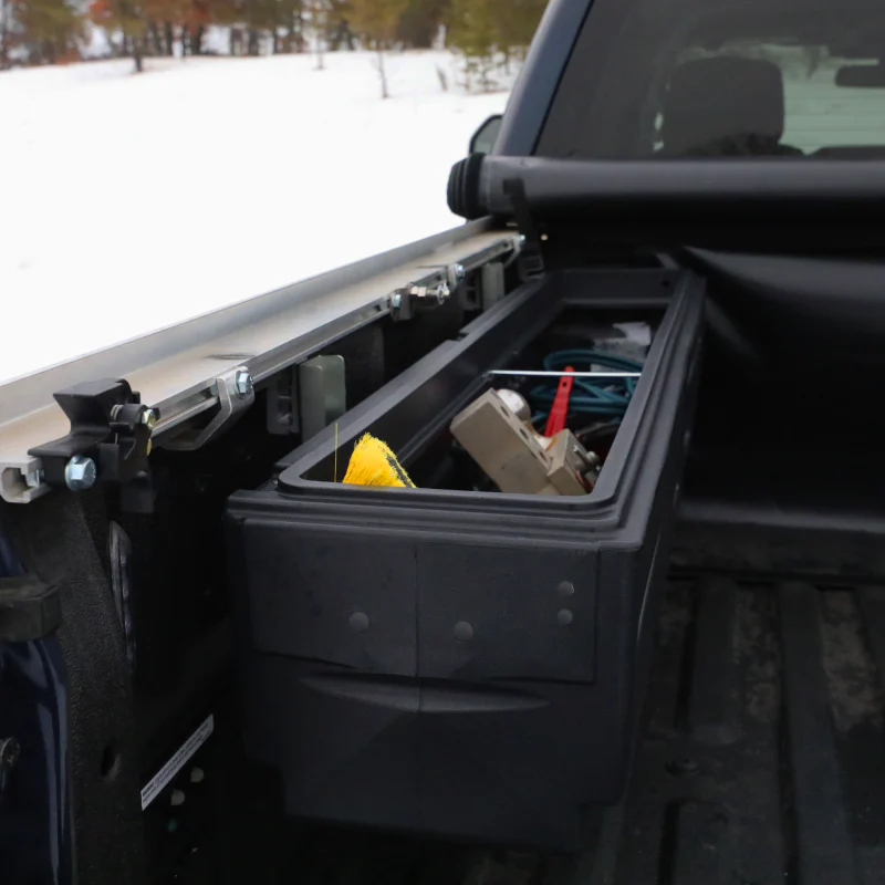 DU-HA Humpstor No Lid With Mounting Bracket for Trucks With Toppers Black Model 70803 - Image 4