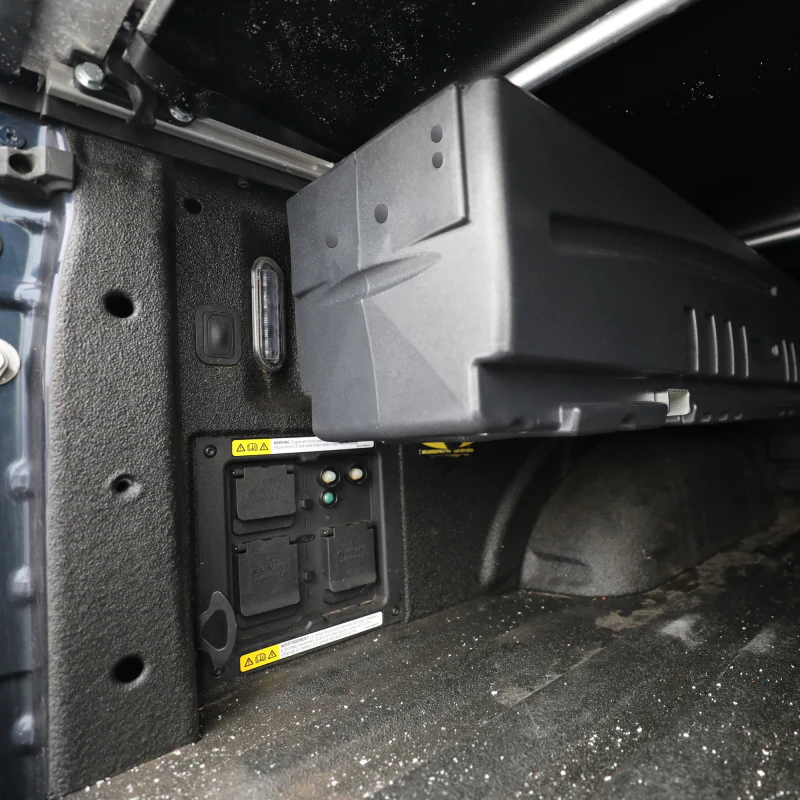 DU-HA Humpstor No Lid With Mounting Bracket for Trucks With Toppers Black Model 70803 - Image 6