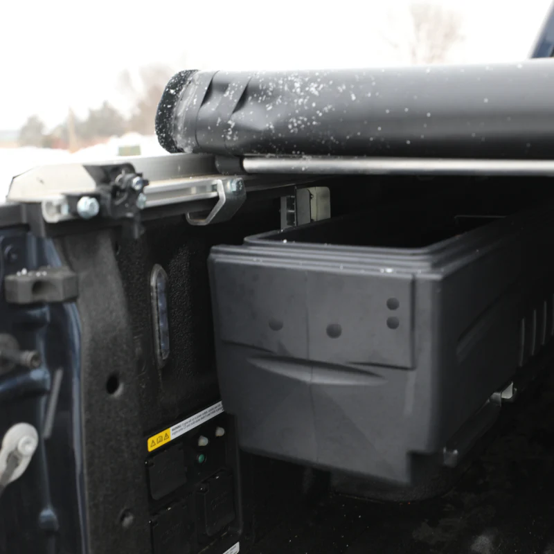 DU-HA Humpstor No Lid With Mounting Bracket for Trucks With Toppers Black Model 70803 - Image 7