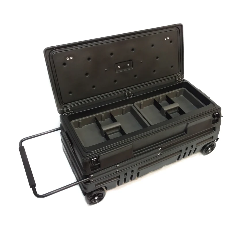 DU-HA Squad Box - Interior/Exterior Portable Storage and Gun Case - Manual Latch W/O Slide Bracket Model 70602