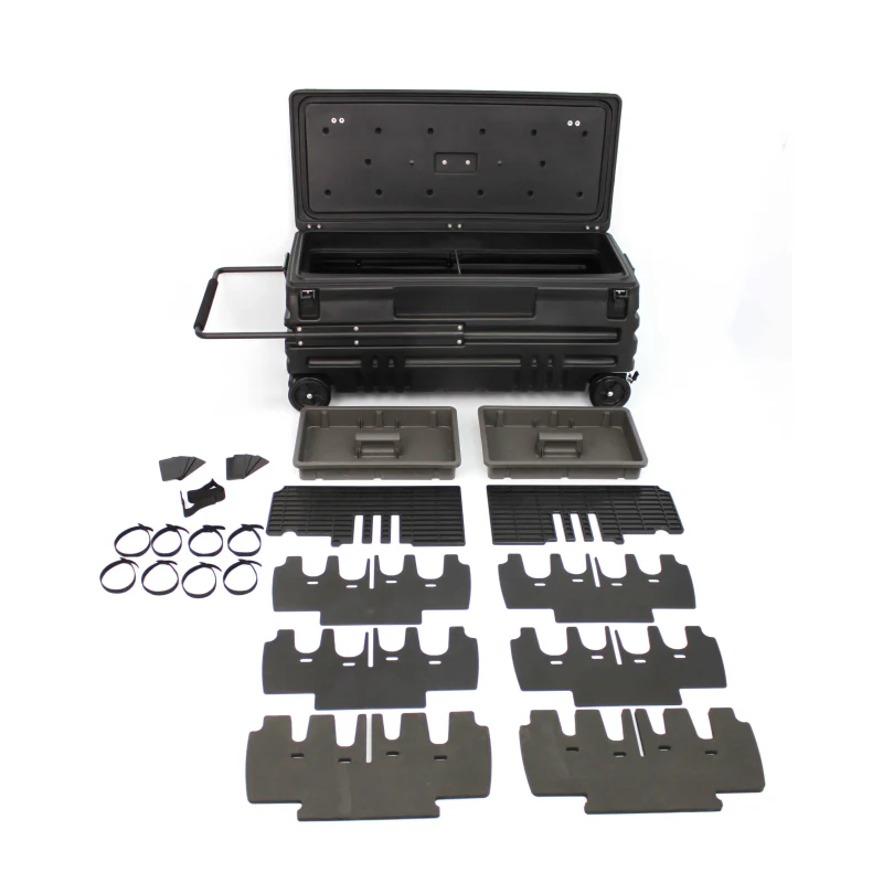 DU-HA Squad Box - Interior/Exterior Portable Storage and Gun Case - Manual Latch W/O Slide Bracket Model 70604 - Image 2