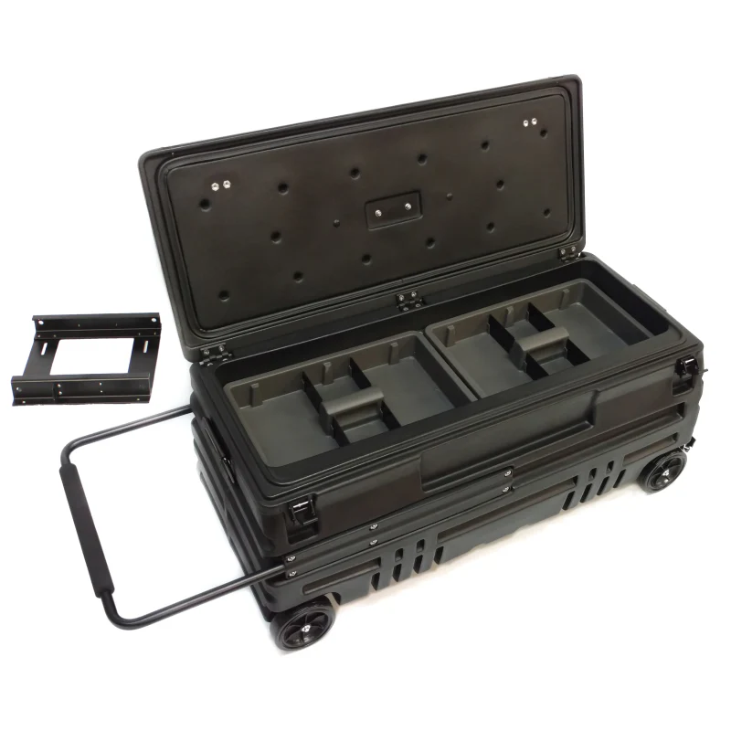 DU-HA Squad Box - Interior/Exterior Portable Storage - Manual Latch W/Slide Bracket Model 70674