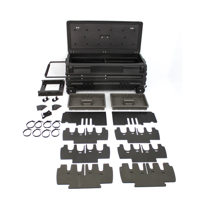 DU-HA Squad Box - Interior/Exterior Portable Storage - Manual Latch W/Slide Bracket Model 70674 - Image 2