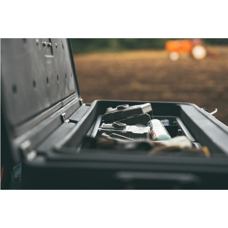DU-HA Squad Box - Interior/Exterior Portable Storage Standard Duty Manual Latch W/Slide Bracket Model 70670 - Image 6